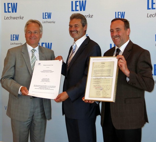 LEW-Vertragsunterzeichnung
